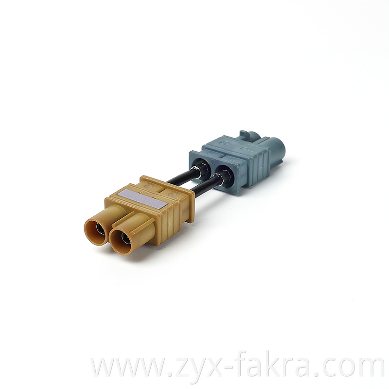 Dual Male FAKRA Waterproof Connectors